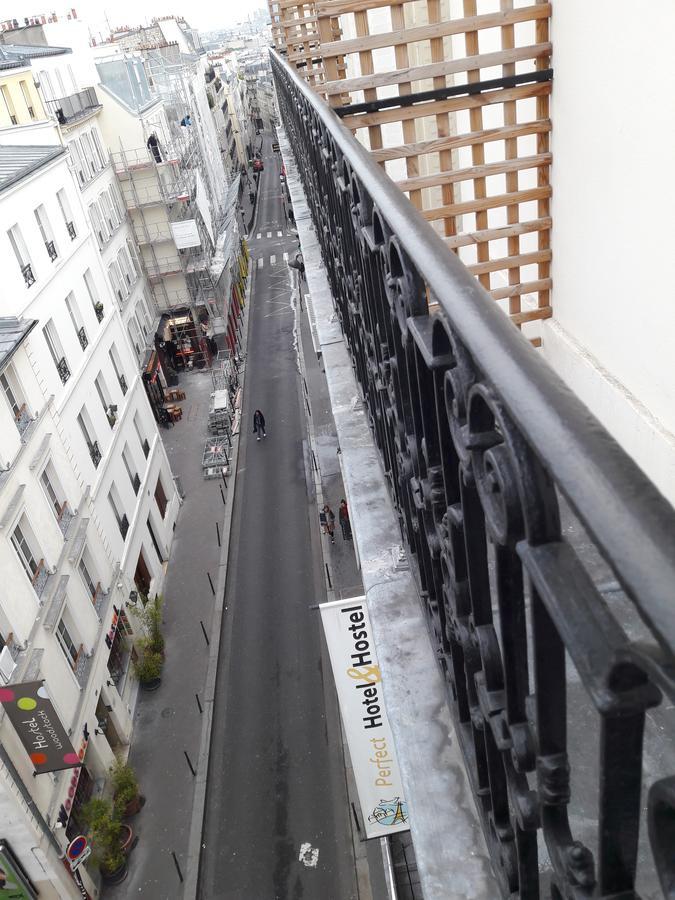 Perfect Hotel & Hostel Παρίσι Εξωτερικό φωτογραφία View of the street from the hotel